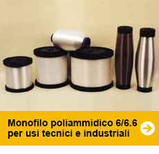 Monofilo poliammidico 6/6.6 per usi tecnici e industriali